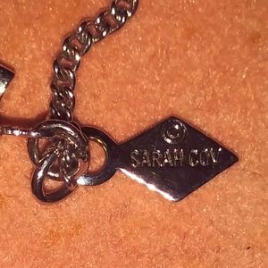 Sterling Silver Mens Vintage Tie Pin with Aquamarine Stone